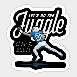 Christian McCaffrey Carolina Juggle Sticker